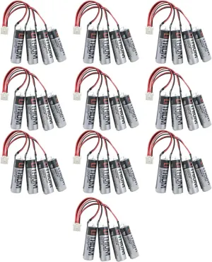 《10 Pack》8000mAh 3.6V ER6V/3.6V HW0470360-A Battery Replacement for YASKAWA Motoman Robot 149689-1,Non-Rechargeable
