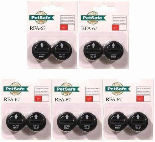 10 PACK PETSAFE BATTERY RFA-67D-11 RFA-67 8 X 6V BATTERIES FOR PIF-300 RF300 PIF-275-19 PRF-3004W PUL-250