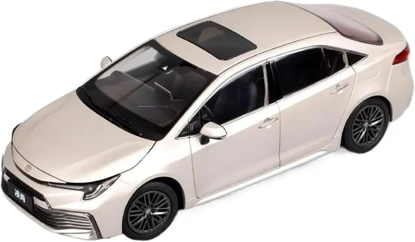 1:18 GAC Toyota Levin Alloy Car Model Static Display Collectible Souvenir Decration Mini Simulation Toys