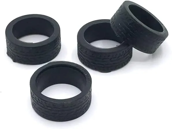 1/28 K969 K979 K989 K999 P929 Mosquito Car RC Car Racing Pattern Soft Tire (Color : Black)