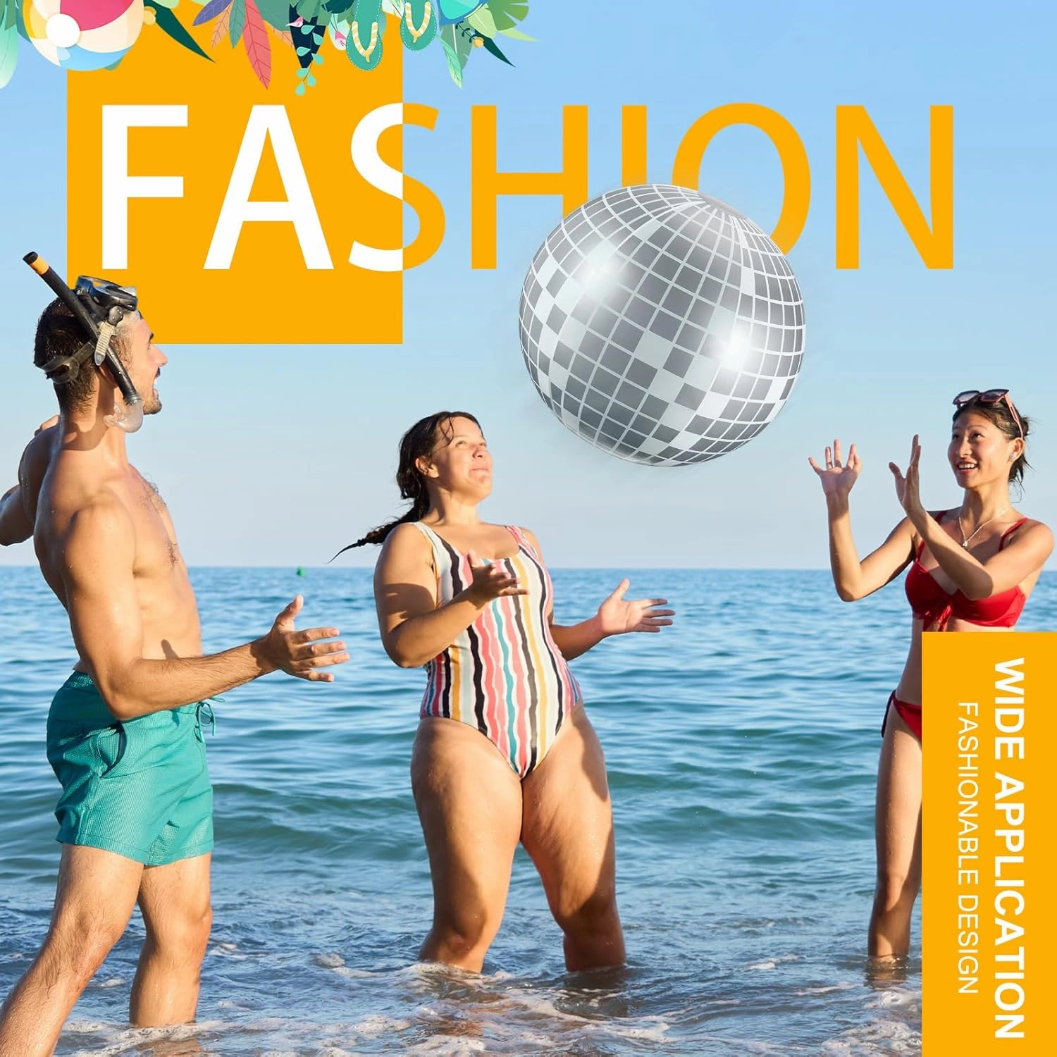12 Pcs Inflatable Beach Ball Disco Theme Party Decoration Inflatable Disco Ball Summer Pool Toys Indoor Outdoor Beach Sports Theme Decor Gift