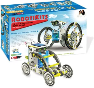 14-in-1 Educational Solar Robot | Build-Your-Own Robot Kit | Powered by the Sun