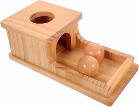 1 Set Ball Wooden Box for Cognitive Development Enhances Motor Skills Hand Coordination Indoor Educational for Boy Girl