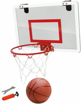 1Pc Mini Basketball Board Transparent Hanging Door Basketball Plate Easy to Assemble Indoor Outdoor Creative Basketball Board for Home Office