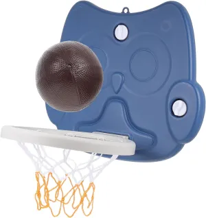 1set Indoor Basketball Hoop Cartoon Basketball Rack for Boys and Girls Easy Install Wall Board Lightweight Design for Parent Interaction and Fun