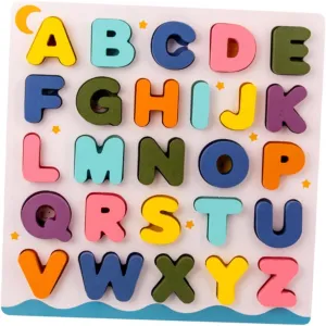 1Set Inlay Blocks Educational for Shape Recognition Cognitive Development for Safe and Game for Hand Eye Coordination