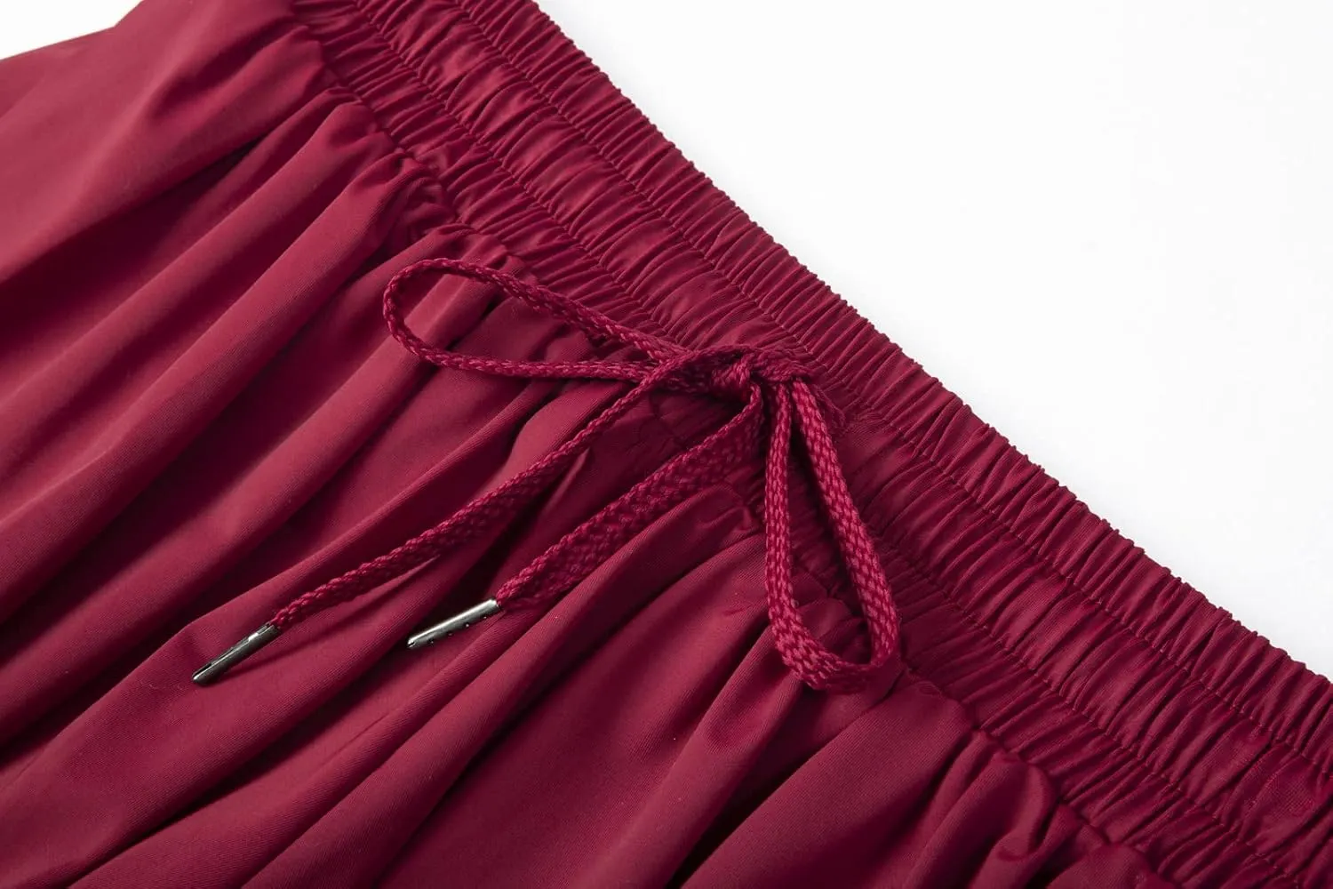 2 in 1 Flowy Running Shorts for Women Gym Yoga Athletic Womens Workout Biker Spandex Lounge Sweat Skirt Summer