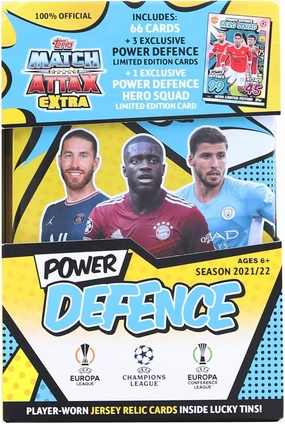 2021/2022 Topps UEFA Champions League Match Attax Extra Mega Tin | Power Defence