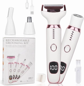 2025 Led Display Electric Razor for Women Men,Beauty Women's Wet & Dry Electric Shaver, Painless 4 in 1 Painless Body Razors,Cordless Ladies Shaver for Legs, Arm and Bikini (Multicolor)