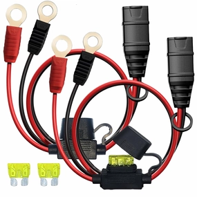 2 Pack GC002 X-Connect fit for NOCO Battery Charger Accessories,M6 (1/4in) XL Eyelet Terminal,Smart Batteries Trickle Charger Cable