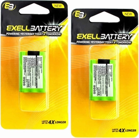 2 Pack New Dog Collar Battery Replaces 1272800, 1281100 Rev.B Tri-Tronics G3 Field G3 Pro Dog Collars