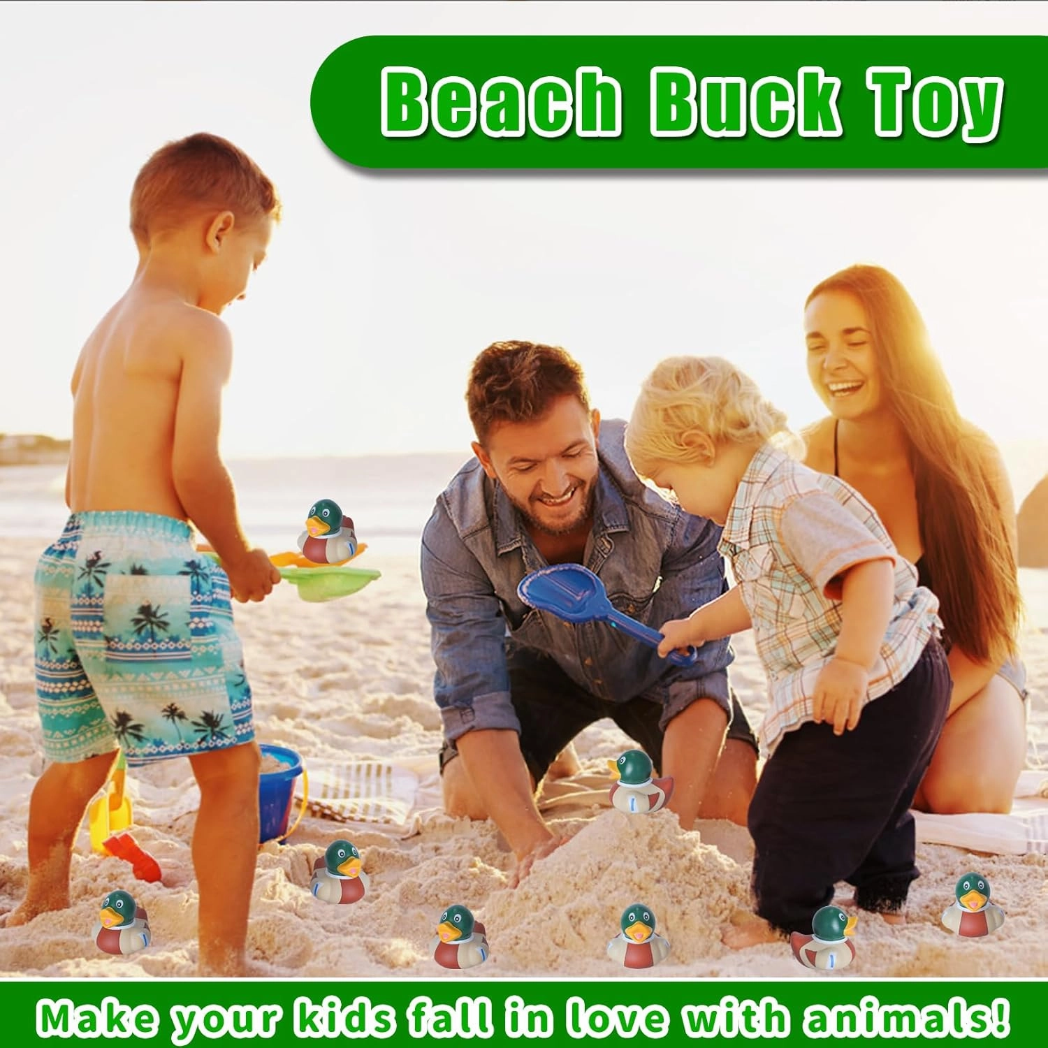 30Pcs Mallard Rubber Ducks Baby Bath Toys Beach Pool Floating Ducks Jeeps Car Dashboard Decorations Mini Duckies Gifts for Birthday Beach Party Favors