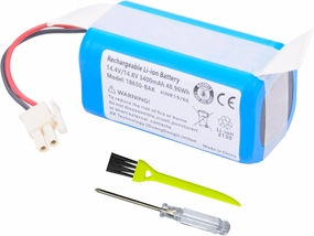 3400mAh Replacement Battery Compatible with ILIFE A4s, A4s pro, A6, A7, A8, A9, A10, V7, V7s, V7s, V7 pro, V7 Plus, W400, W400s, W450 Robot Vacuum Cleaners 14.4V/14.8V