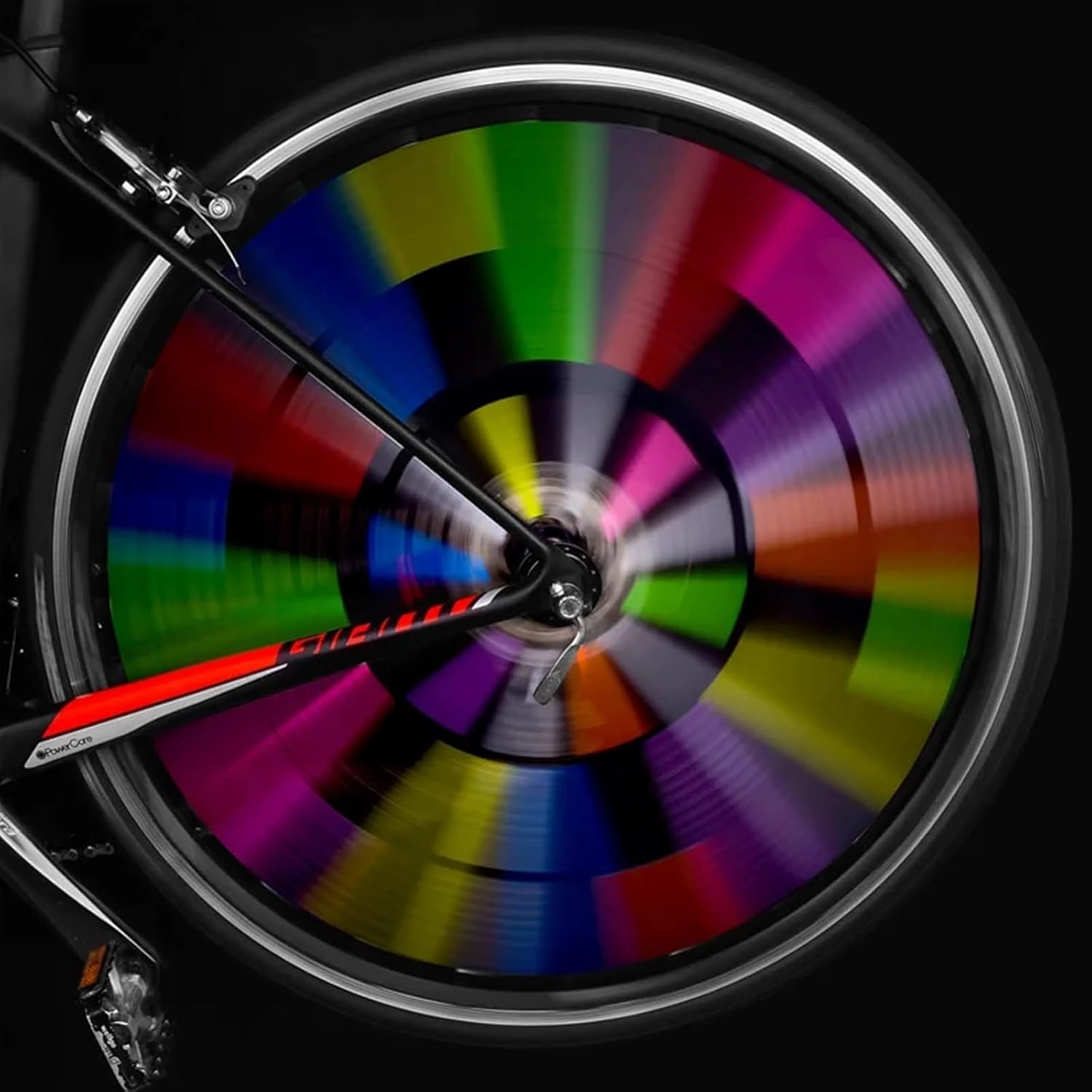 36Pcs Fit for Bicycle Wheel Spokes Reflective Sticker Colorful Tube Warning Safety Light DIY Cycling Reflector Reflective Safety Kit