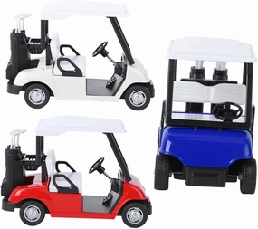 3Pcs Inertial Golfing Cart Model Vehicle Plaything for Boys Fun Interactive Present for Birthdays Festivals Realistic Design