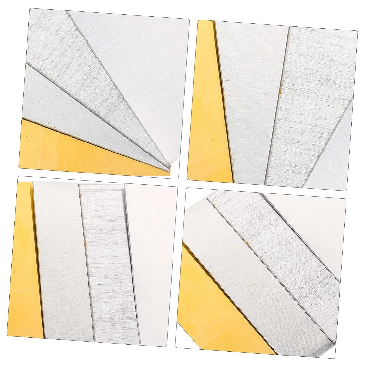 48pcs Zinc Copper Anode Sheet for Fruit Battery Experiments Includes Copper and Zinc Strips for Classroom Science Projects Easy to Use and Portable Learning Supplies