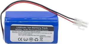 4S1P 14.8V 2600mah/3500mAh Lithium Battery Pack，Compatible for ILife， A4s, A7, V7s Plus, V55 Pro, W400, A9s,PX-B020 Robot Vacuum Cleaner Vacuum Cleaner Accessories(3200mah)