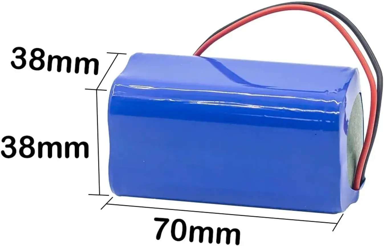 4S1P 14.8V 2600mah/3500mAh Lithium Battery Pack，Compatible for ILife， A4s, A7, V7s Plus, V55 Pro, W400, A9s,PX-B020 Robot Vacuum Cleaner Vacuum Cleaner Accessories(3200mah)