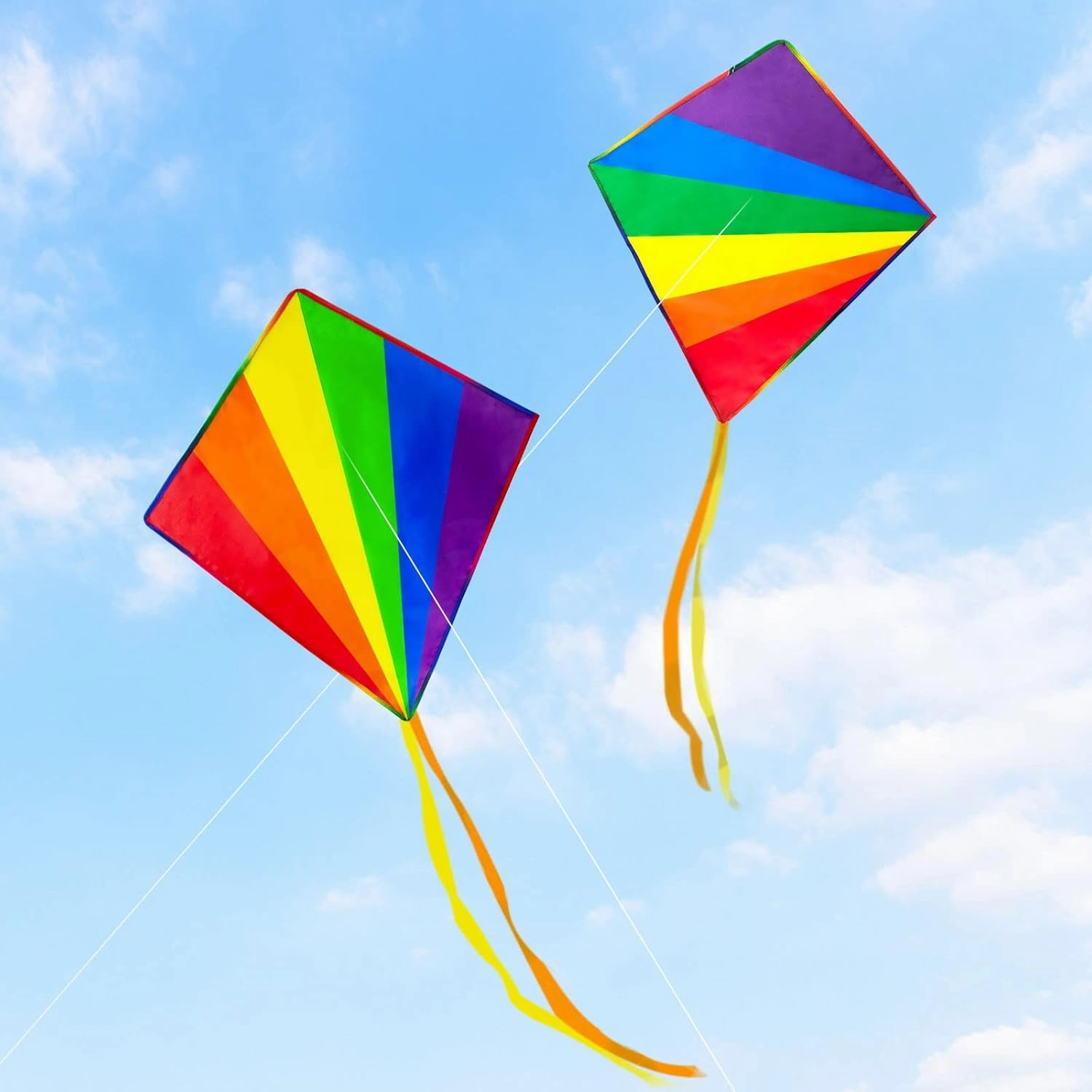 5 Pack Kite for Kids Adults Easy to Fly, Rainbow Kites for Toddlers Age 3-5 Beginners, Kites for Kids Ages 4-8 8-12 Easy to Fly in Low Wind- Kite for Family Beach Outdoor Games and Activities