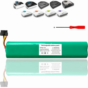 70E Robot Vacuum Cleaner NiMH Battery for Neato Botvac D for Neato Botvac 70e, 75, 80, 85, D75, D80, D85, D7500, D8000, D8500 Vacuum Cleaners 945-0129 945-0174 12V 4500mAh