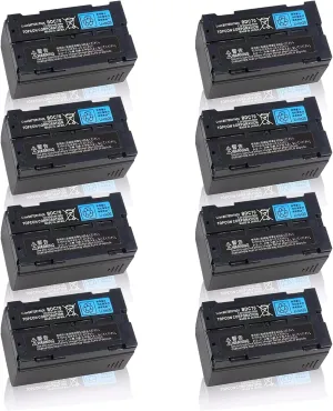 [8-Pack] 7.2V 5240mAh BDC70 Battery for Top-con BDC70 Li-ion Battery for Sokkia Total Stations