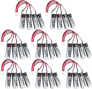 [8 Pack] 8000mAh ER6V/3.6V Lithium Battery Replacement for Yaskawa HW0470360-A Motoman Robot 149689-1
