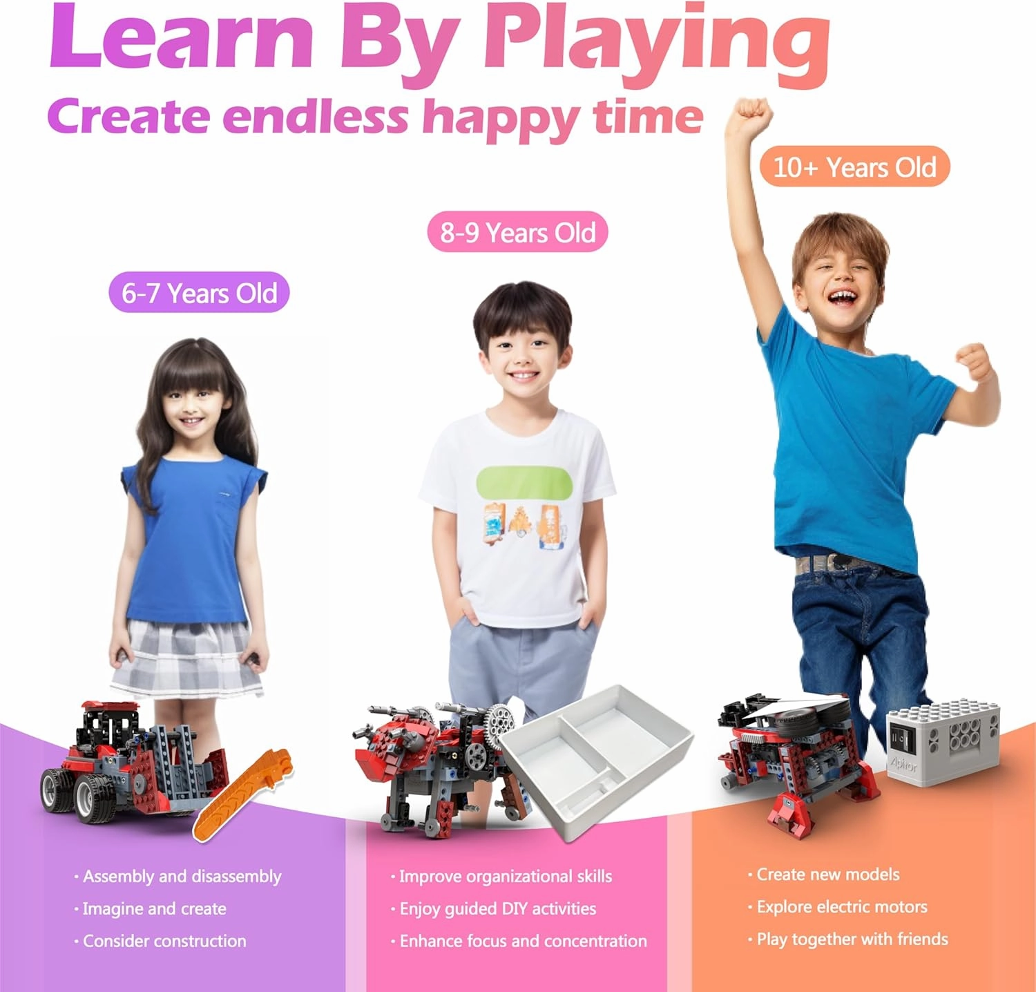 8 in 1 STEM Kits for Kids Age 6-8, DIY Electronic Monster Truck Building Kit, STEM Toys for Boys Craft Projects 8-10, Build Robot DIY Activity for Ages 6 7 8 9 10 11 12   Years