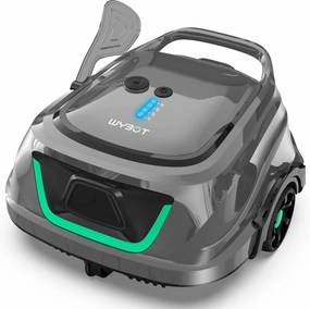 (2024 New) WYBOT A1 Cordless Pool Vacuum with Double Filters, Robotic Pool Cleaner Last 120 Mins, 2.5H Fast Charging, LED Indicators, Ideal for Above Ground Flat-Bottom Pools