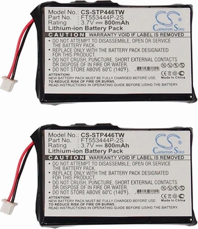 (20-PCS) Replacement Battery for St-ABO 20640 freecomm 600 Set Freecomm 850 PMR 446 800mAh 3.7V