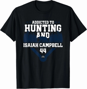 Addicted to Bear Hunting & Isaiah Campbell Boston Baseball T-Shirt
