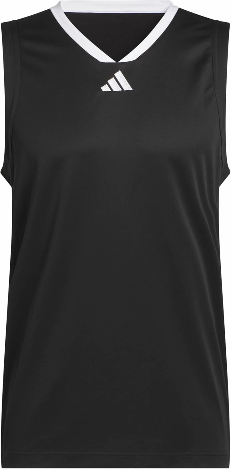 adidas Men's Basketball Legends 3-Stripes Tank Top
