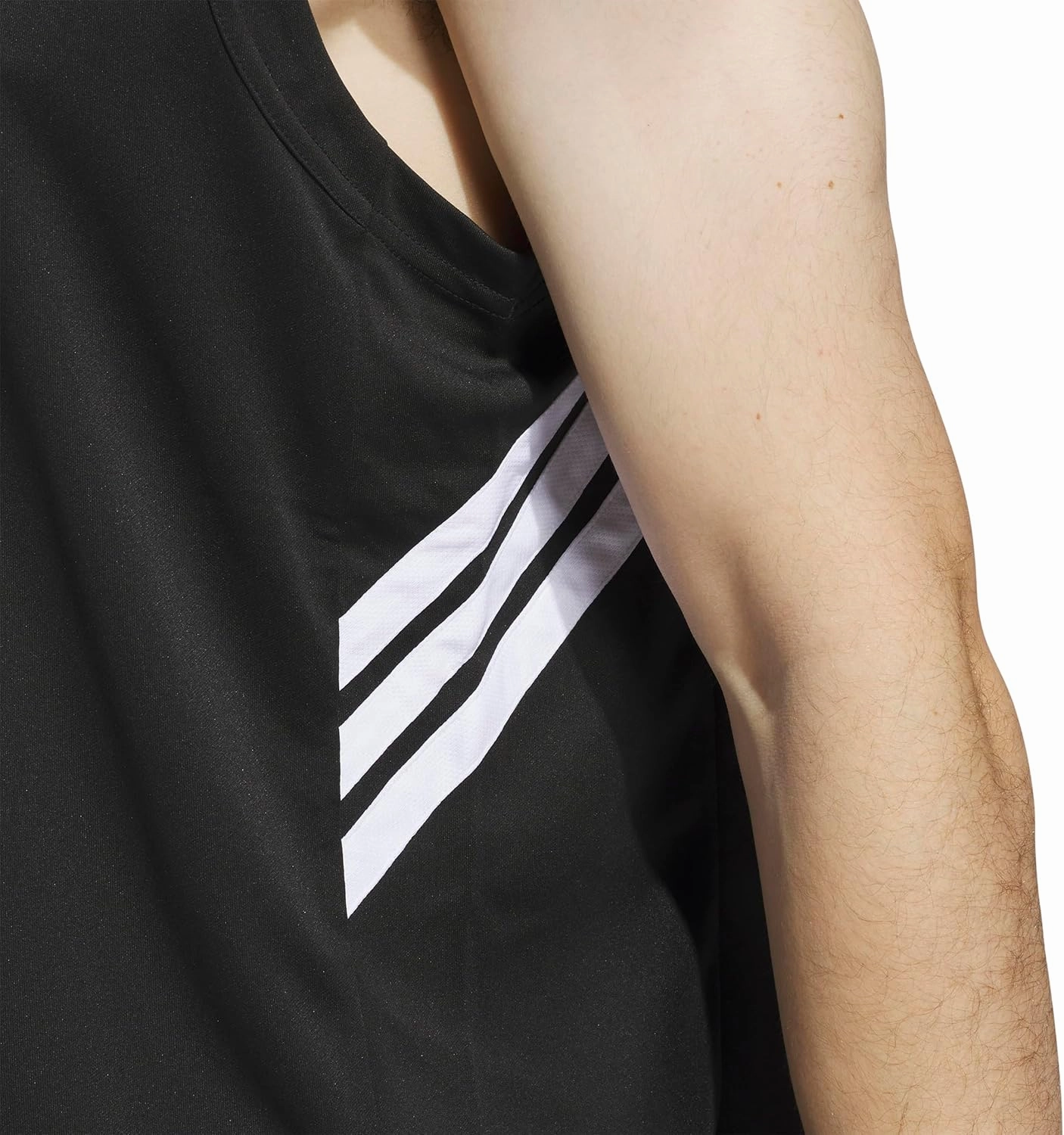 adidas Men's Basketball Legends 3-Stripes Tank Top