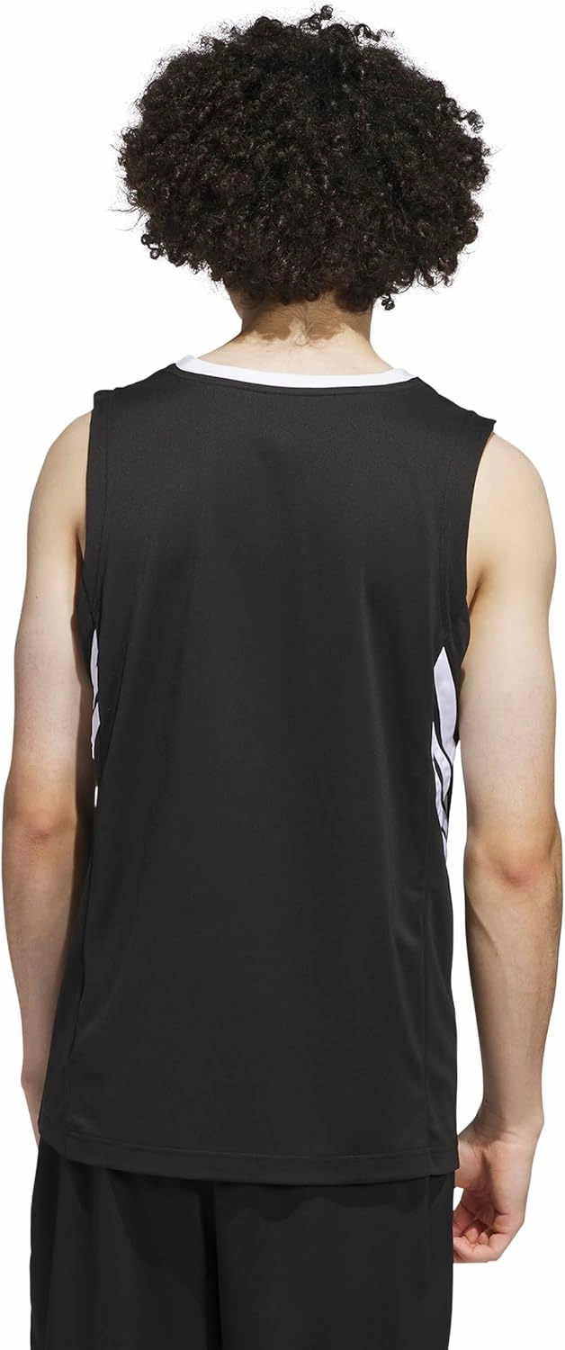 adidas Men's Basketball Legends 3-Stripes Tank Top