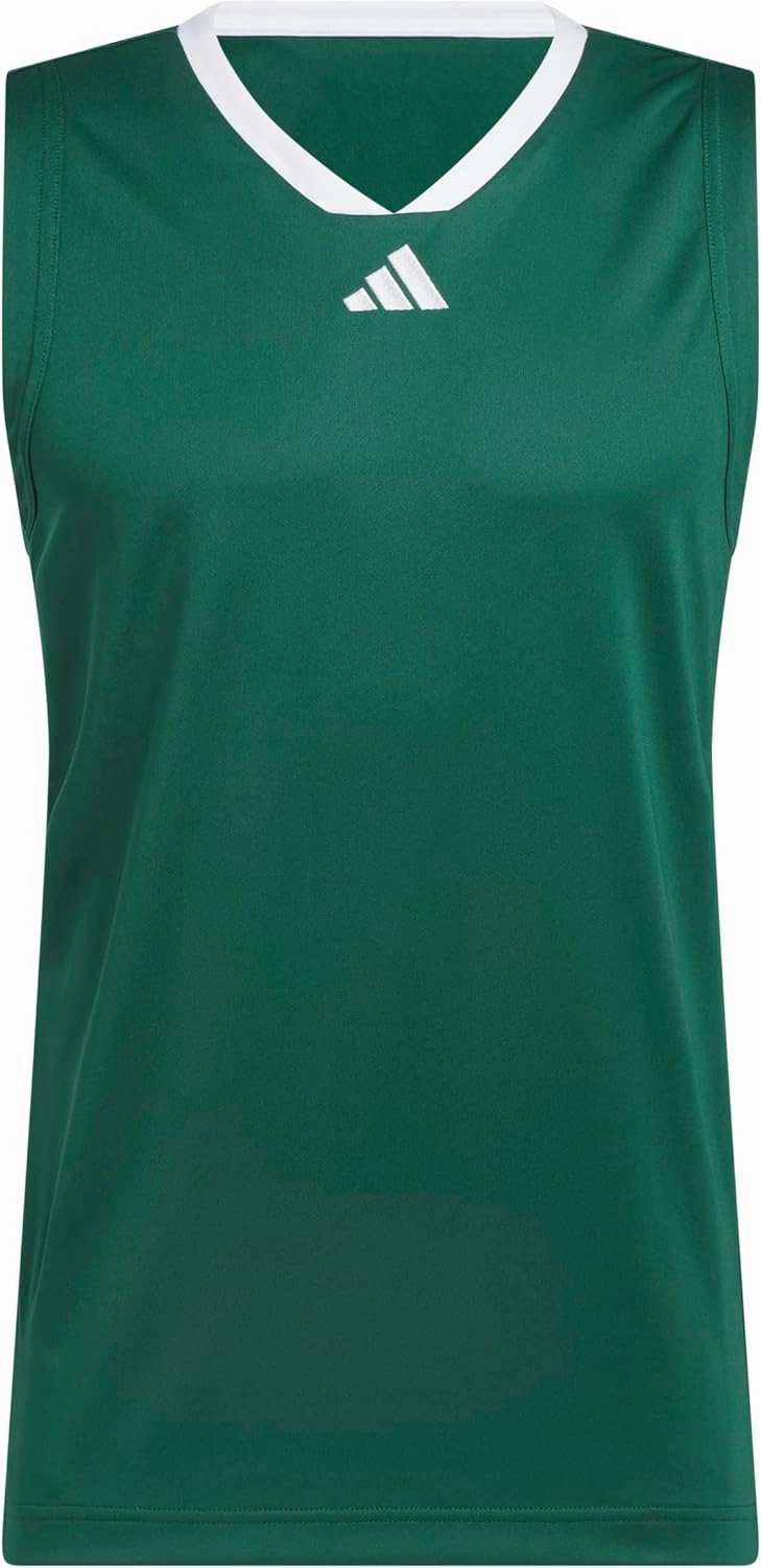 adidas Men's Basketball Legends 3-Stripes Tank Top