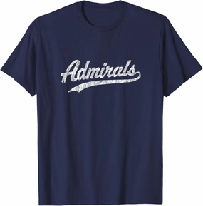 Admirals T Shirt Vintage Sports Name Tee Design T-Shirt