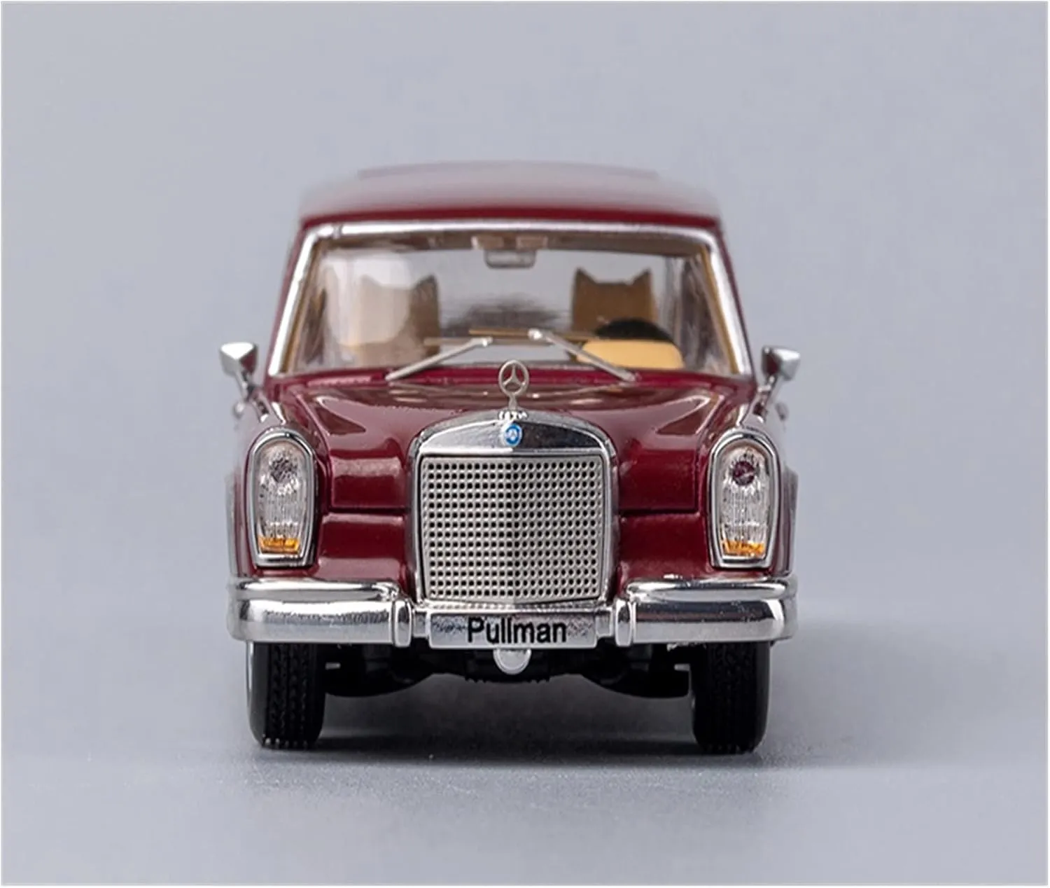 Alloy Resin Car Vehicle Model Fit for Mercedes-Benz Pullman Extended 1 64 Alloy Classic Car Model Collection Adult Toys Crafts Festive Deluxe Gift (Color : Red)