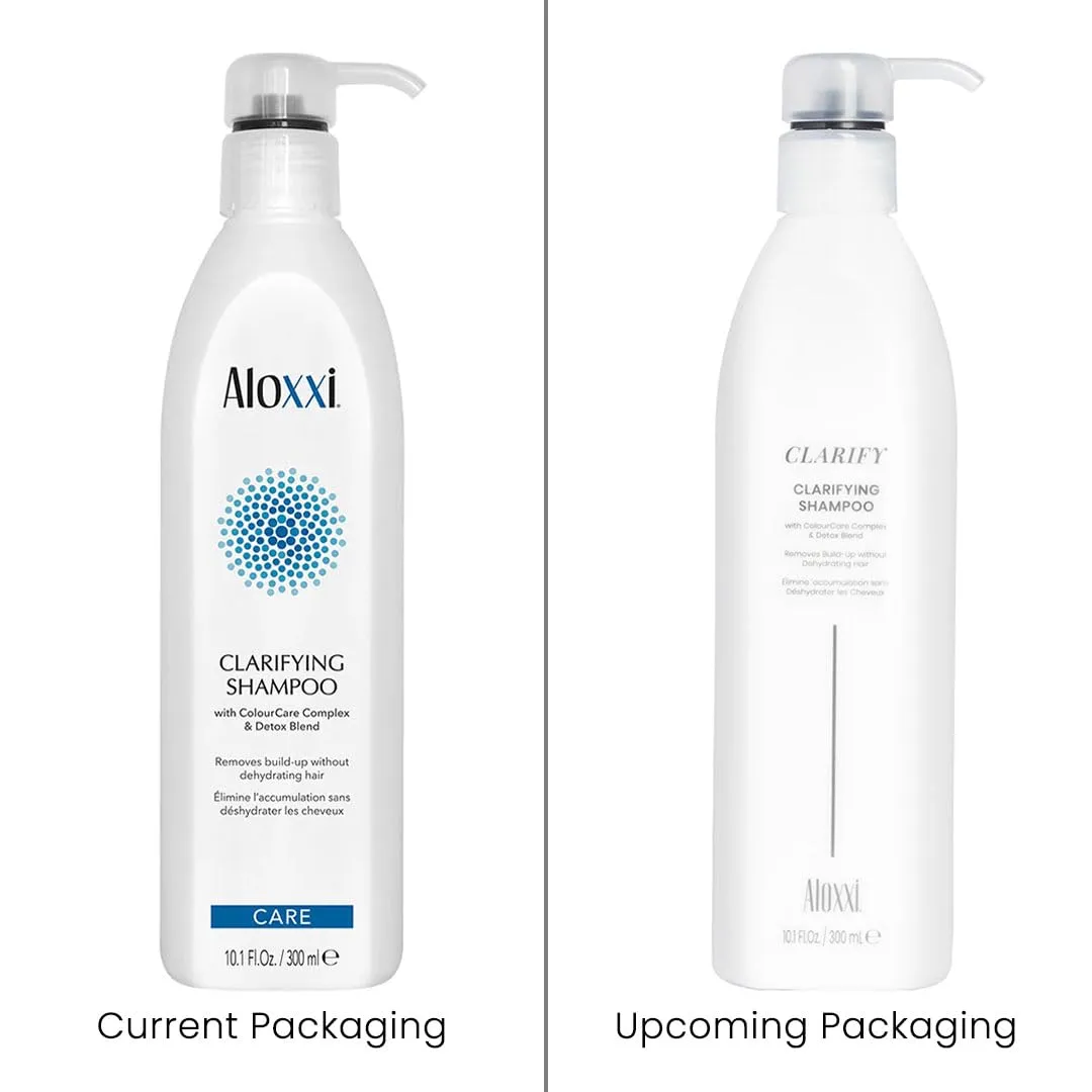 ALOXXI Clarifying Shampoo for Color Treated Hair - Removes Residue and Build-Up from Hard Water - Sulfate & Paraben Free Shampoo - Detox Shampoo for Deep Cleansing, 10.1 Fl Oz