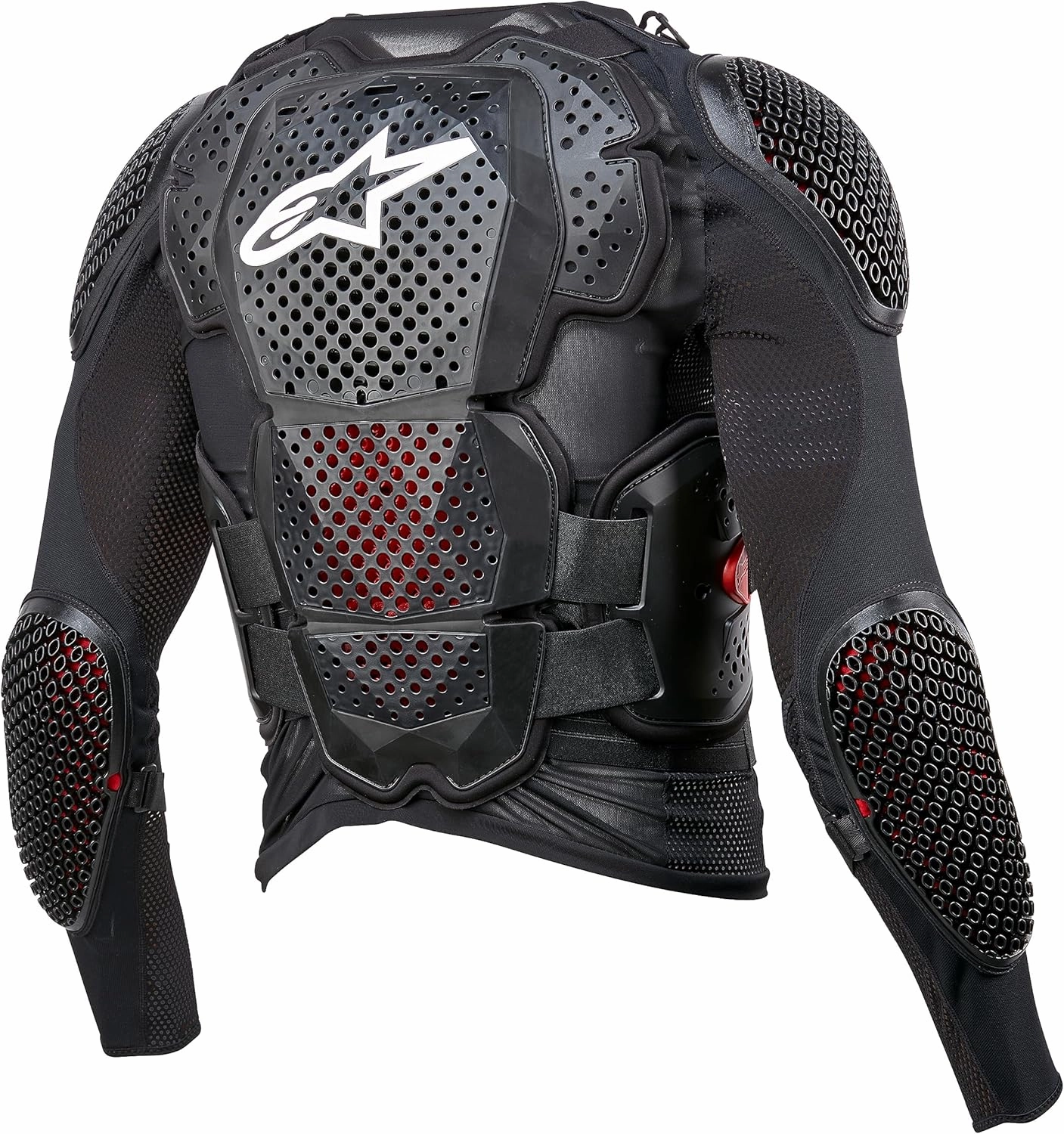 Alpinestars 6506524-123-M: Bionic Tech V3 Protection Jacket Blk/Wht/Red Md