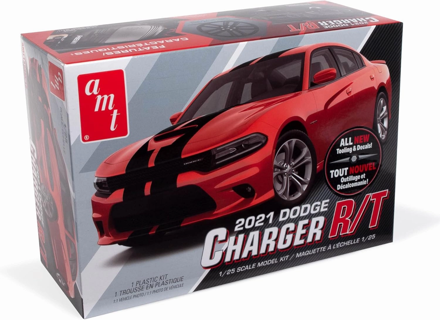 AMT 2021 Dodge Charger RT All New Tooling 1:25 Scale Model Kit