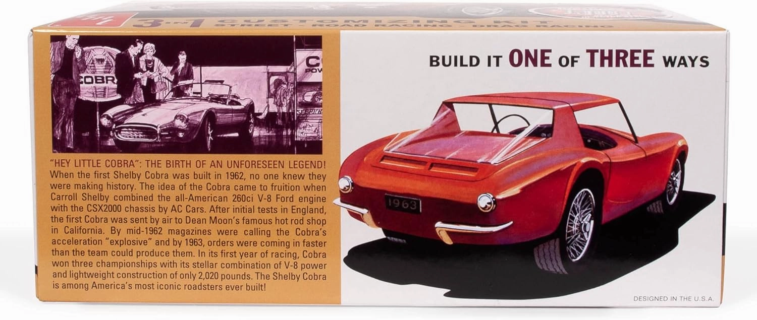 AMT Shelby Cobra 289 1:25 Scale Model Kit