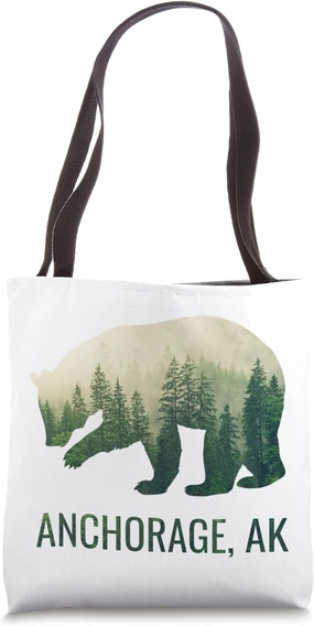 Anchorage Bear Southeast Alaska Tongass Wildlife Tote Bag