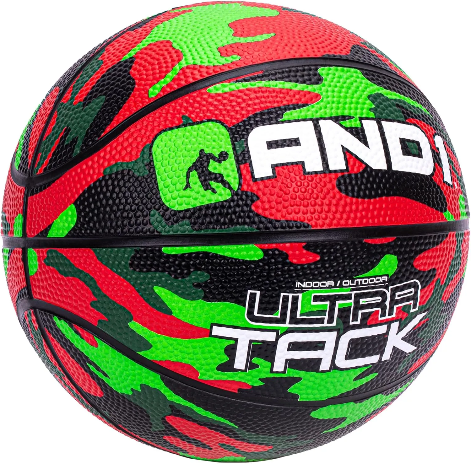 AND1 Mini Basketball 3 Pack Set for Kids (Deflated w/Pump Included): - Size 3 7-Inch Premium Youth Size Basketballs, Easy to Grip