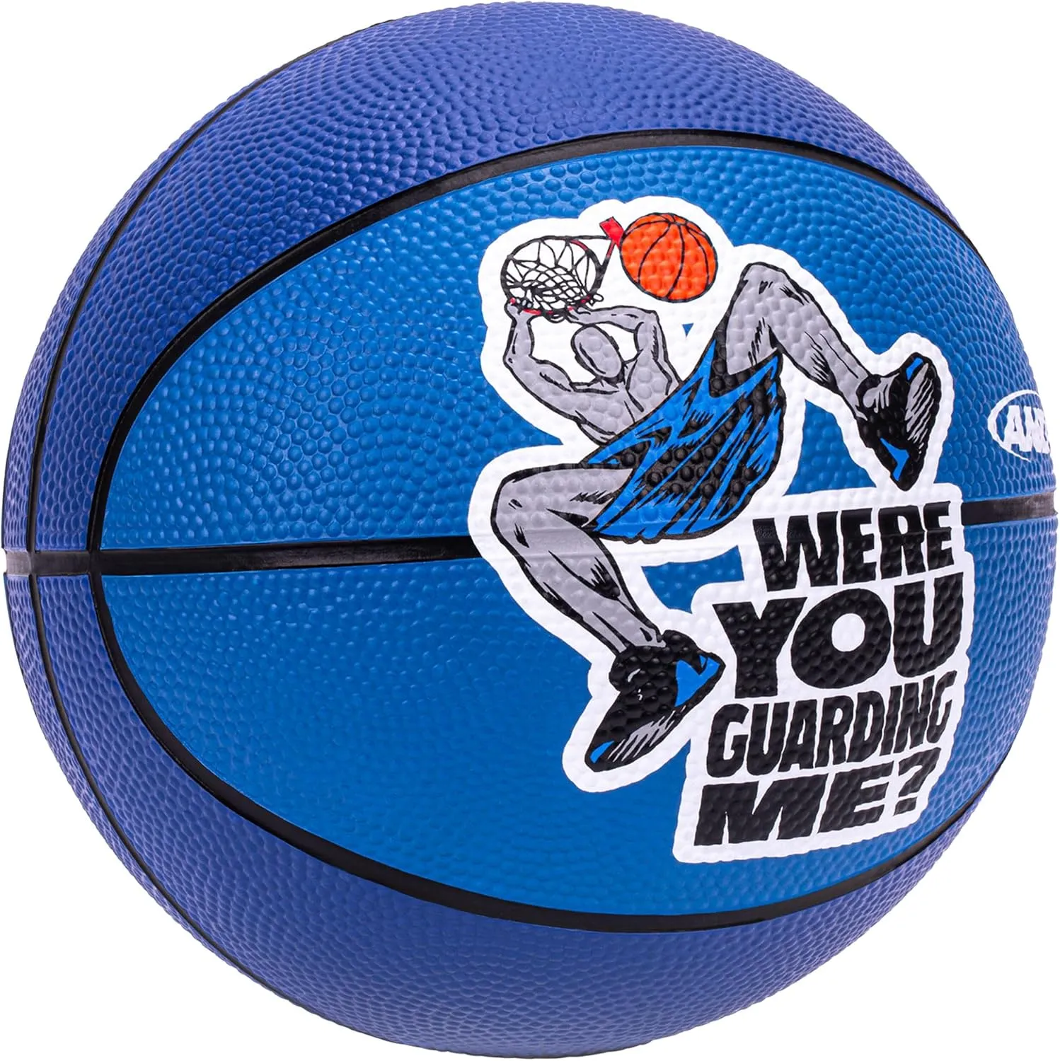 AND1 Mini Basketball 3 Pack Set for Kids (Deflated w/Pump Included): - Size 3 7-Inch Premium Youth Size Basketballs, Easy to Grip
