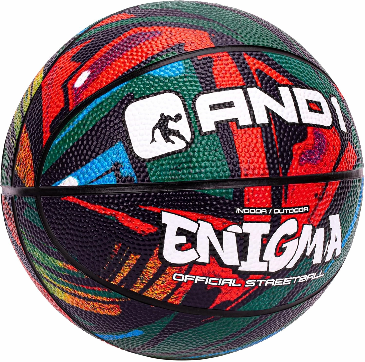 AND1 Mini Basketball 3 Pack Set for Kids (Deflated w/Pump Included): - Size 3 7-Inch Premium Youth Size Basketballs, Easy to Grip