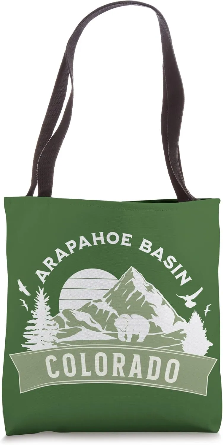 Arapahoe Basin Outdoor Nature Bear Dillon Colorado Tote Bag