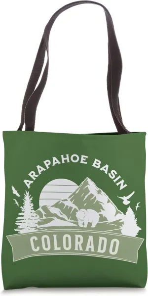 Arapahoe Basin Outdoor Nature Bear Dillon Colorado Tote Bag