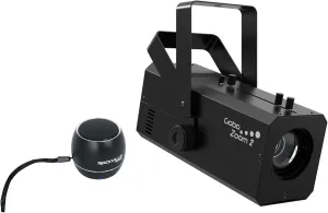 Audiosavings Bundle: (1) Chauvet DJ GOBO Zoom 2 70w LED DMX Custom GOBO Projector w/Manual Rotation Knob Bundle with (1) Rockville RPB2-BLACK Handheld Wireless Bluetooth Speaker Sound (2 Items)