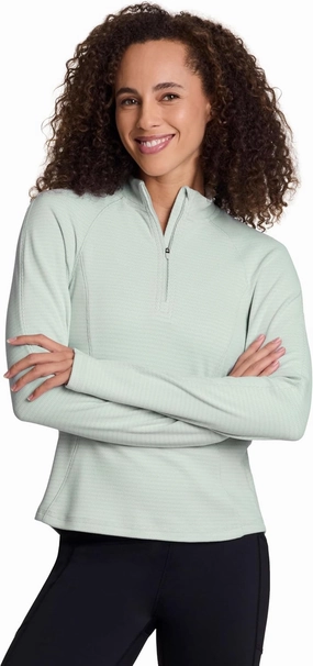 Avalanche Women's 1/4 Zip Pullover, Lightweight Hiking Partial Zip Mock Neck Top