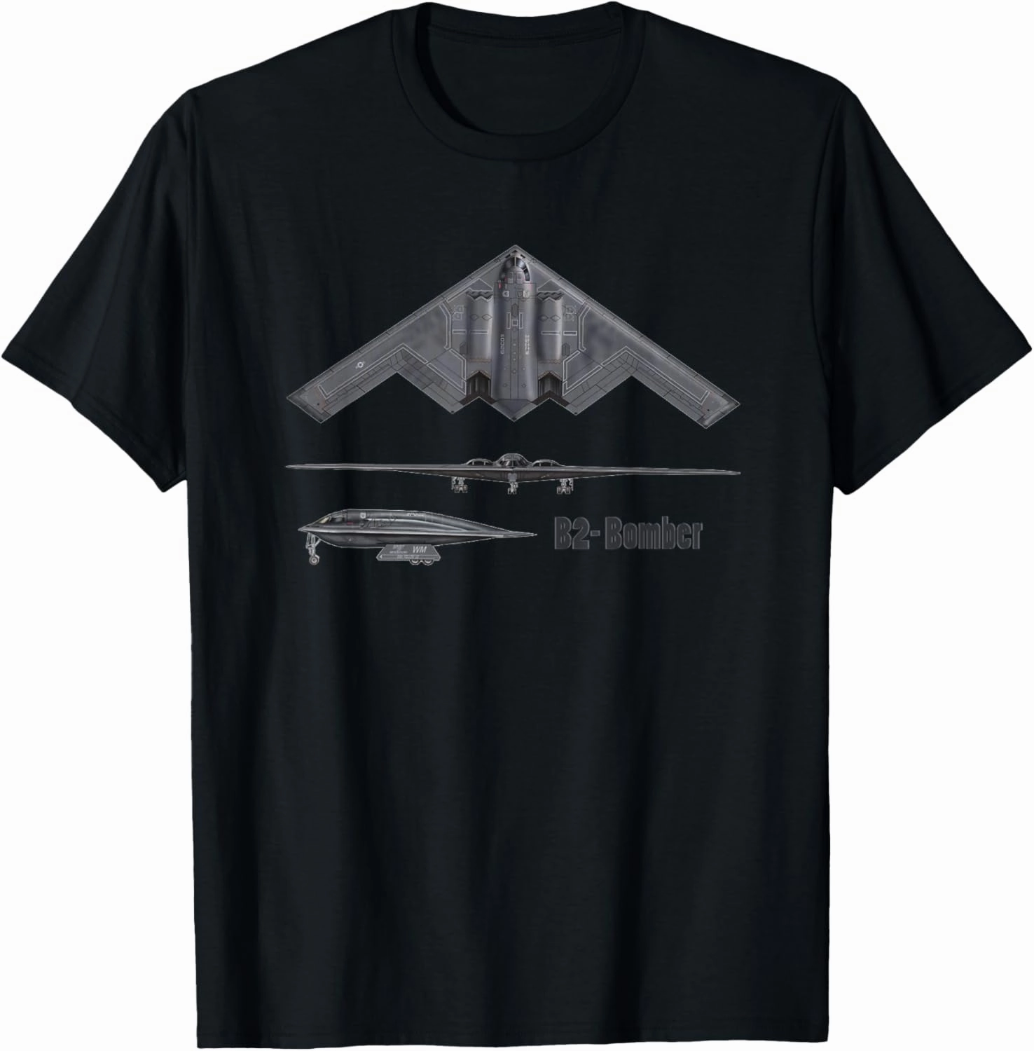 B-2 Stealth Spirit Bomber American Strategic Aircraft AV T-Shirt