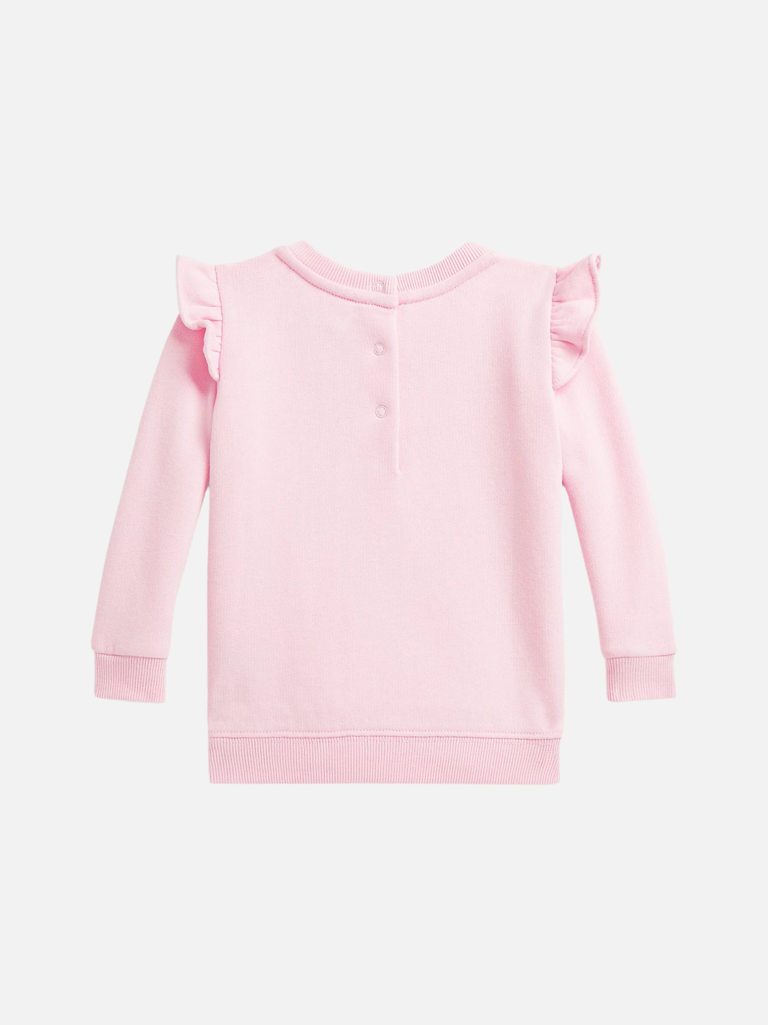 Baby Girls Bear Sweatshirt in Pink